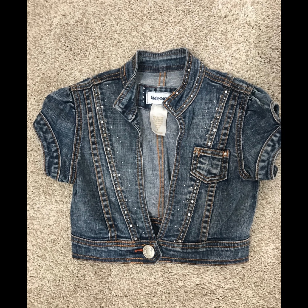 Limited too jeans jacket for girls